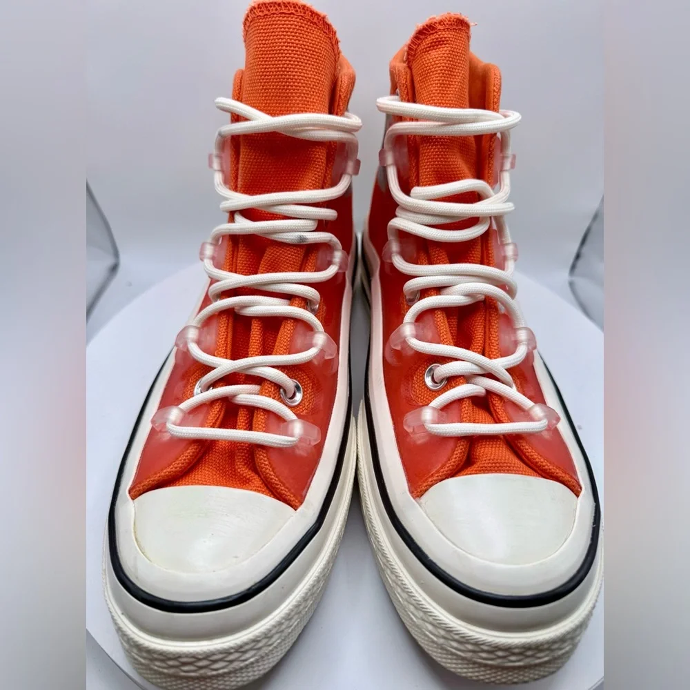 Converse Chuck Taylor All Star 70 Hi Lift Platform‎ Orange Sneakers Men’s 6.5